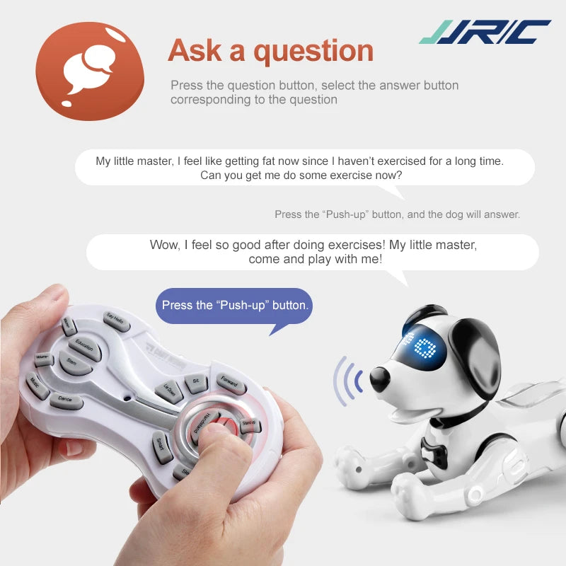 JJRC Smart RC Dog Robot - Talking, Dancing and Programmable Pet