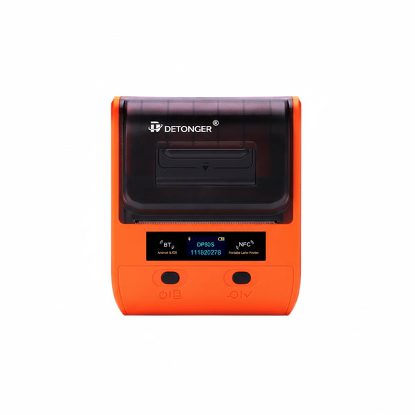 DETONGER DP80S Portable Thermal Label Printer - 30-80mm Bluetooth