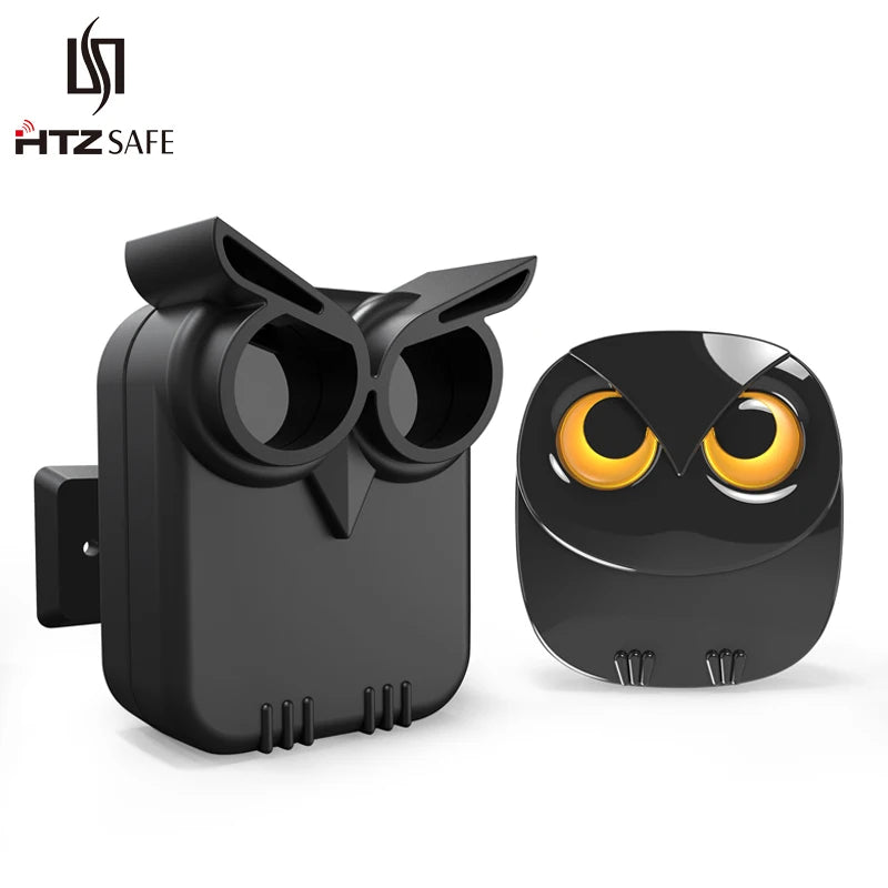 HTZSAFE Wireless PIR Driveway Alarm - 35 Melodies, Weatherproof 4-Volume