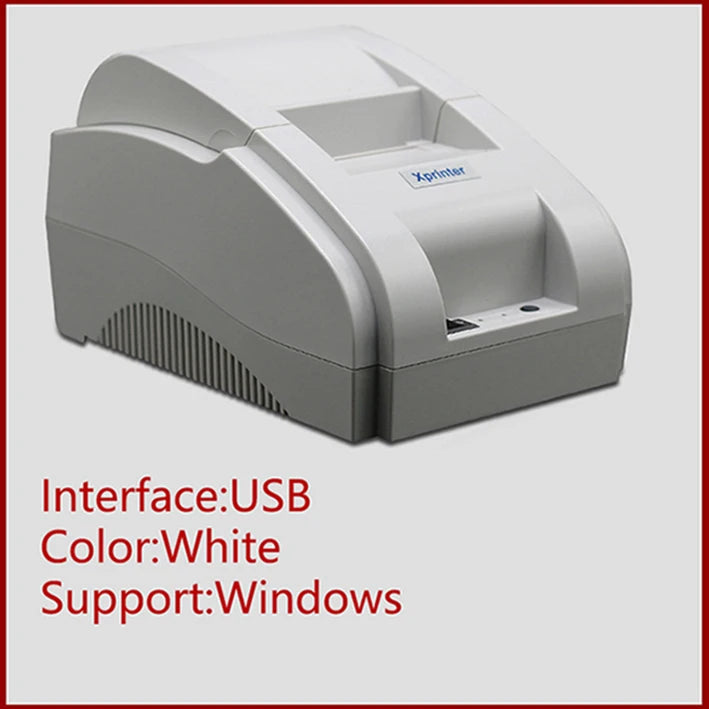 Xprinter XP-58IIH 58mm Thermal Receipt Printer - USB / Bluetooth POS