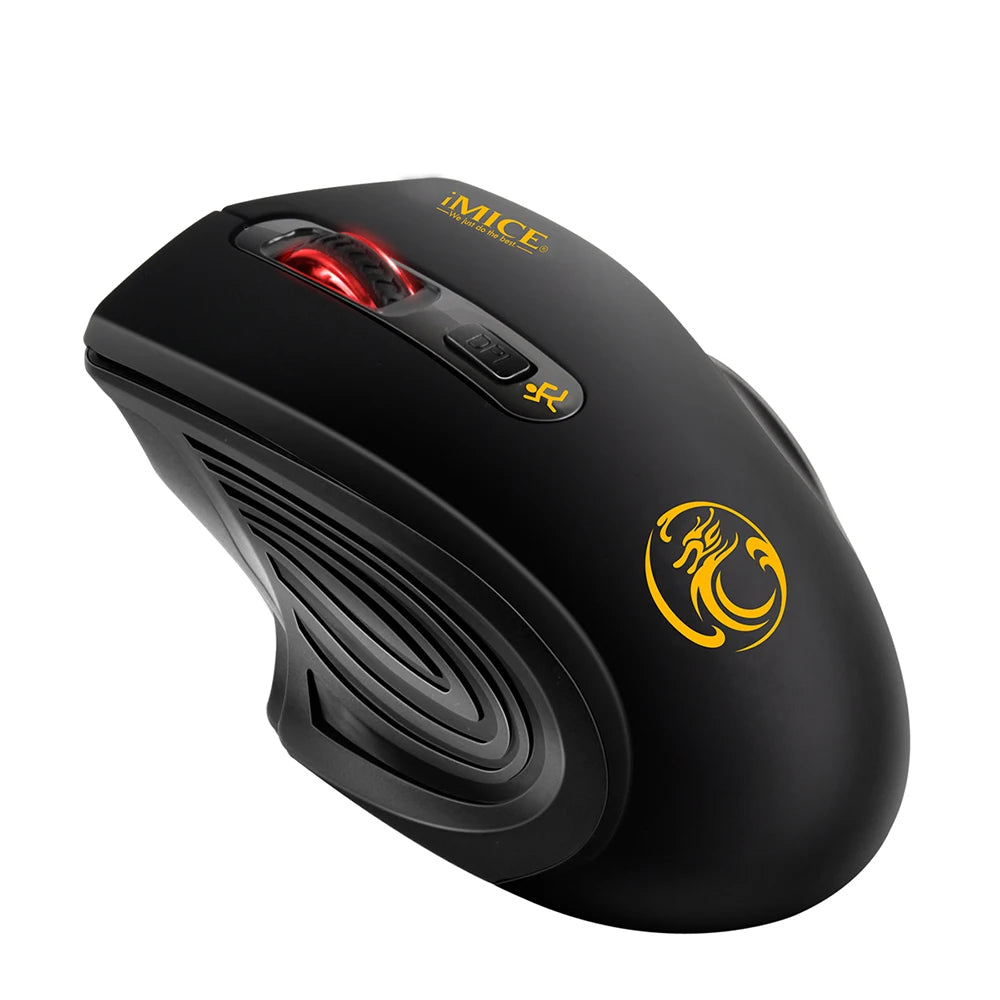 Ninth World 2000DPI 2.4GHz Wireless Optical Mouse - Ergonomic 4-Button