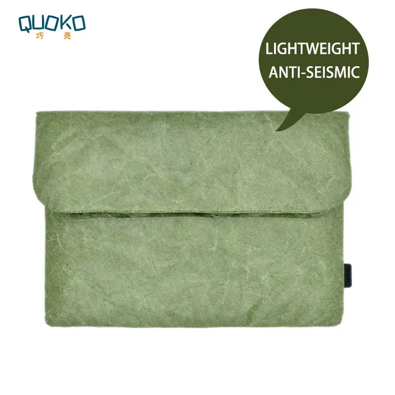 Quoko Vintage Microfiber Laptop Sleeve 13.3-16 Inch - MacBook, Dell & Huawei