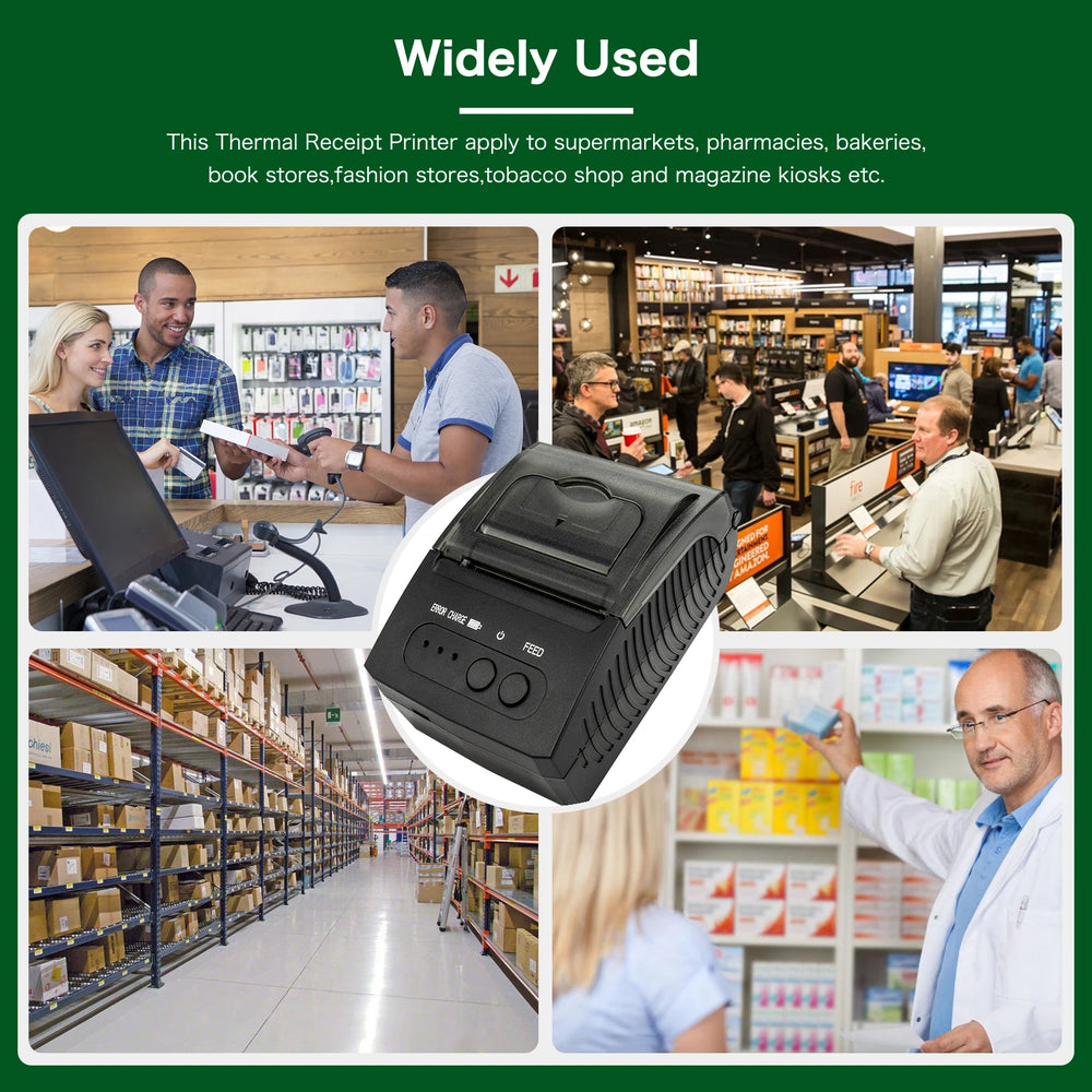 NETUM NT-1809 58mm Portable Bluetooth Thermal Printer - POS Ready