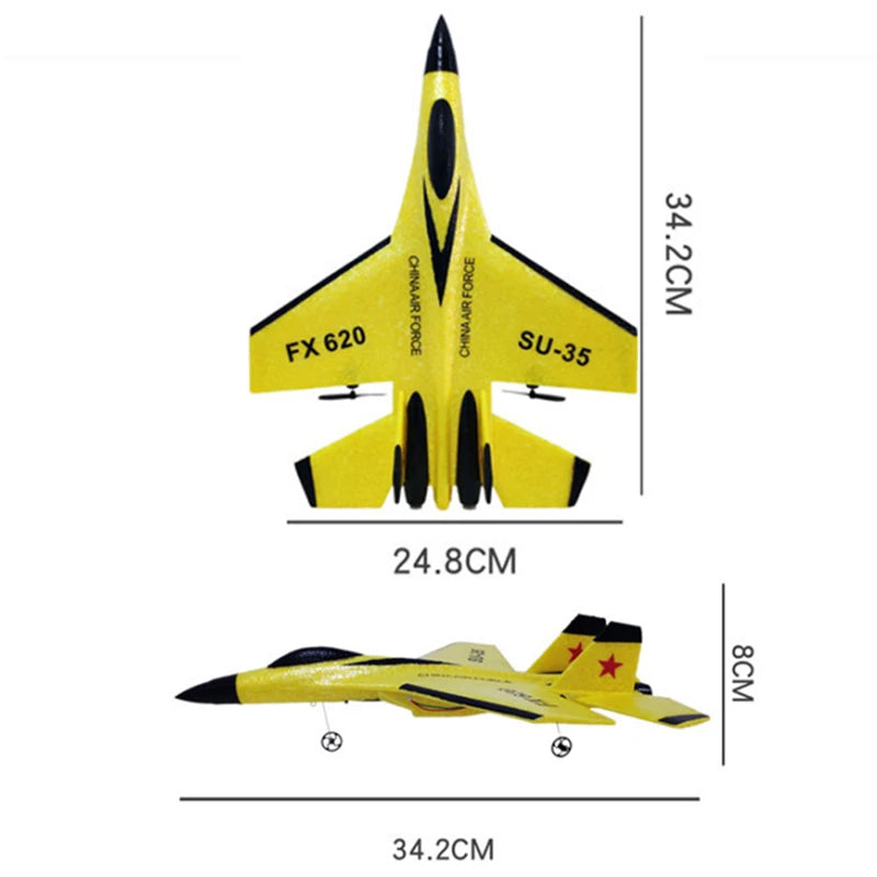 FX-620 SU-35 2.4G RC Fighter Airplane - EPP Foam Glider