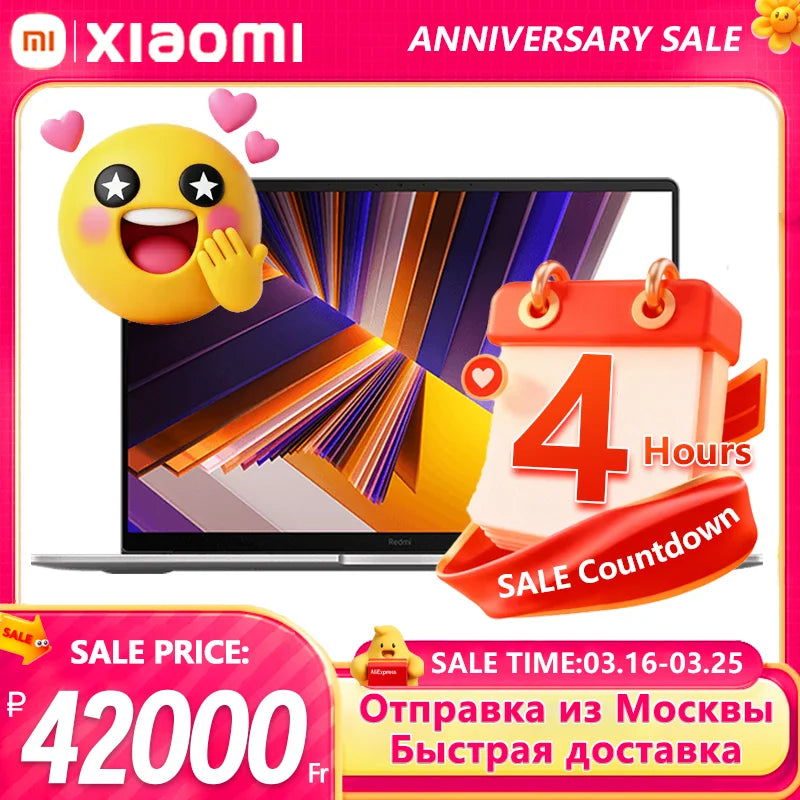 Xiaomi RedmiBook 16 2024 - Intel i5-12/13th Gen, 16GB, 512GB, 1920x1200