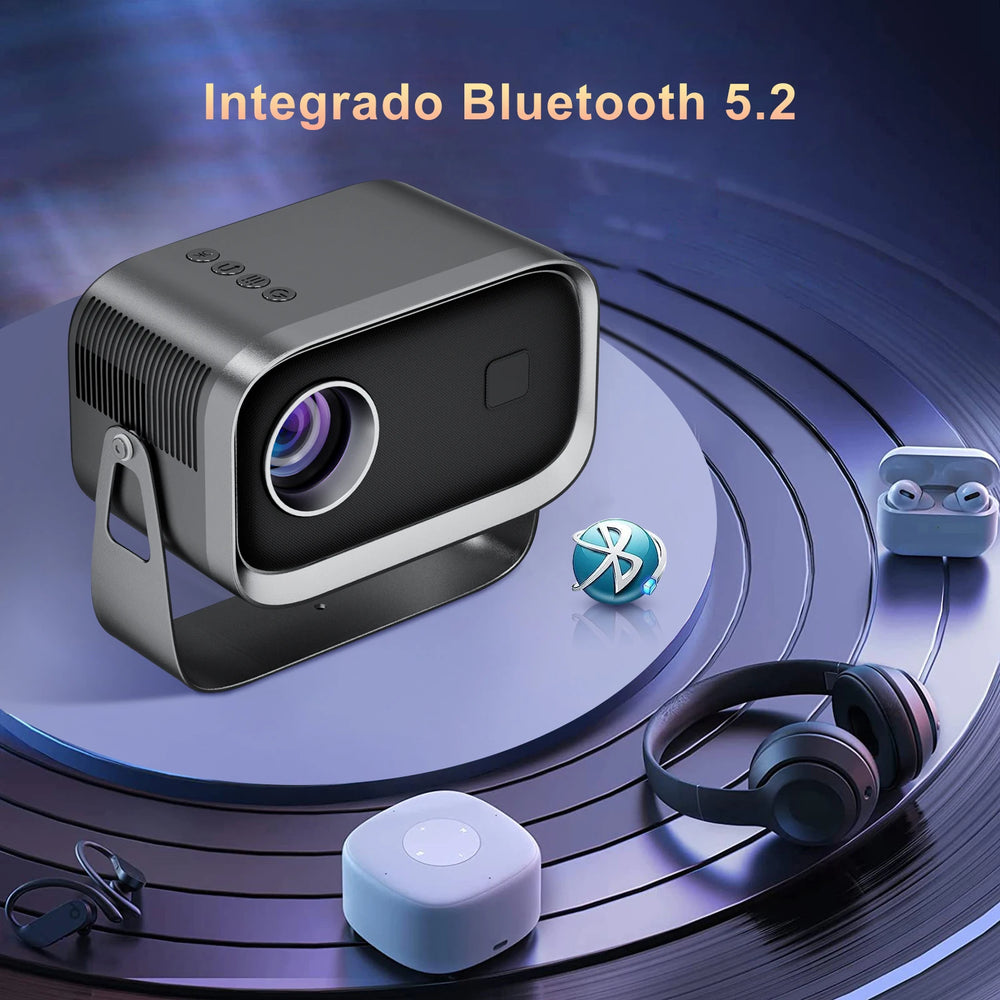 ZDSSY P28B Android 11 Projector - 4K Support, 10000 Lumens, Airplay & Miracast