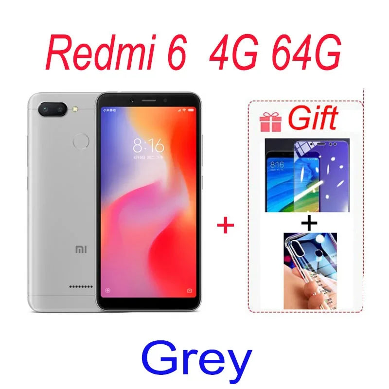 Xiaomi Redmi 7 Global ROM - 4GB/64GB, 6.81-Inch, 4000mAh, Rear Fingerprint
