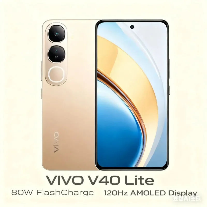 VIVO V40 Lite - Snapdragon 7 Gen 3, 6.78" HD+, 50MP, 5000mAh, 80W