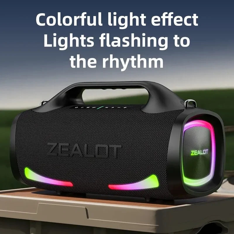 Zealot S79 Party Speaker - 24,000mAh, Bluetooth 5.3, 24-Hour Playtime