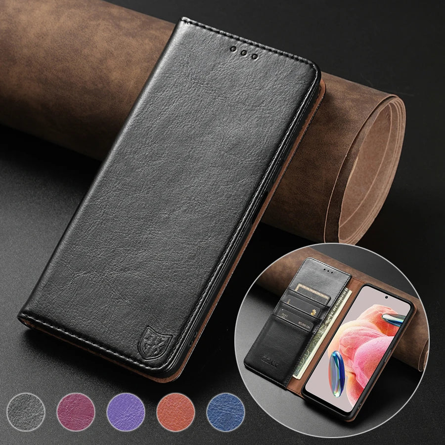 ZZXX Magnetic Wallet Leather Case - Xiaomi Redmi Note/Poco Series