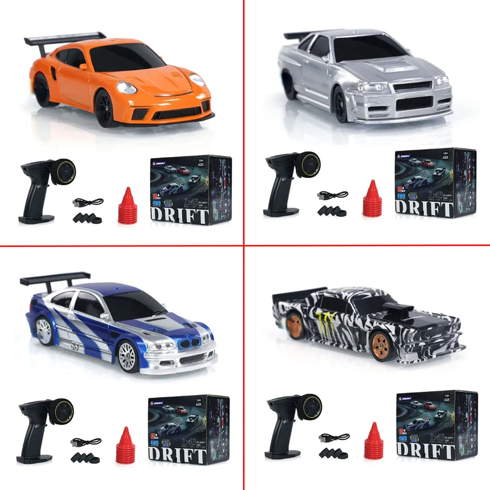 1/43 4WD Mini RC Drift Car - 2.4G High-Speed Racer