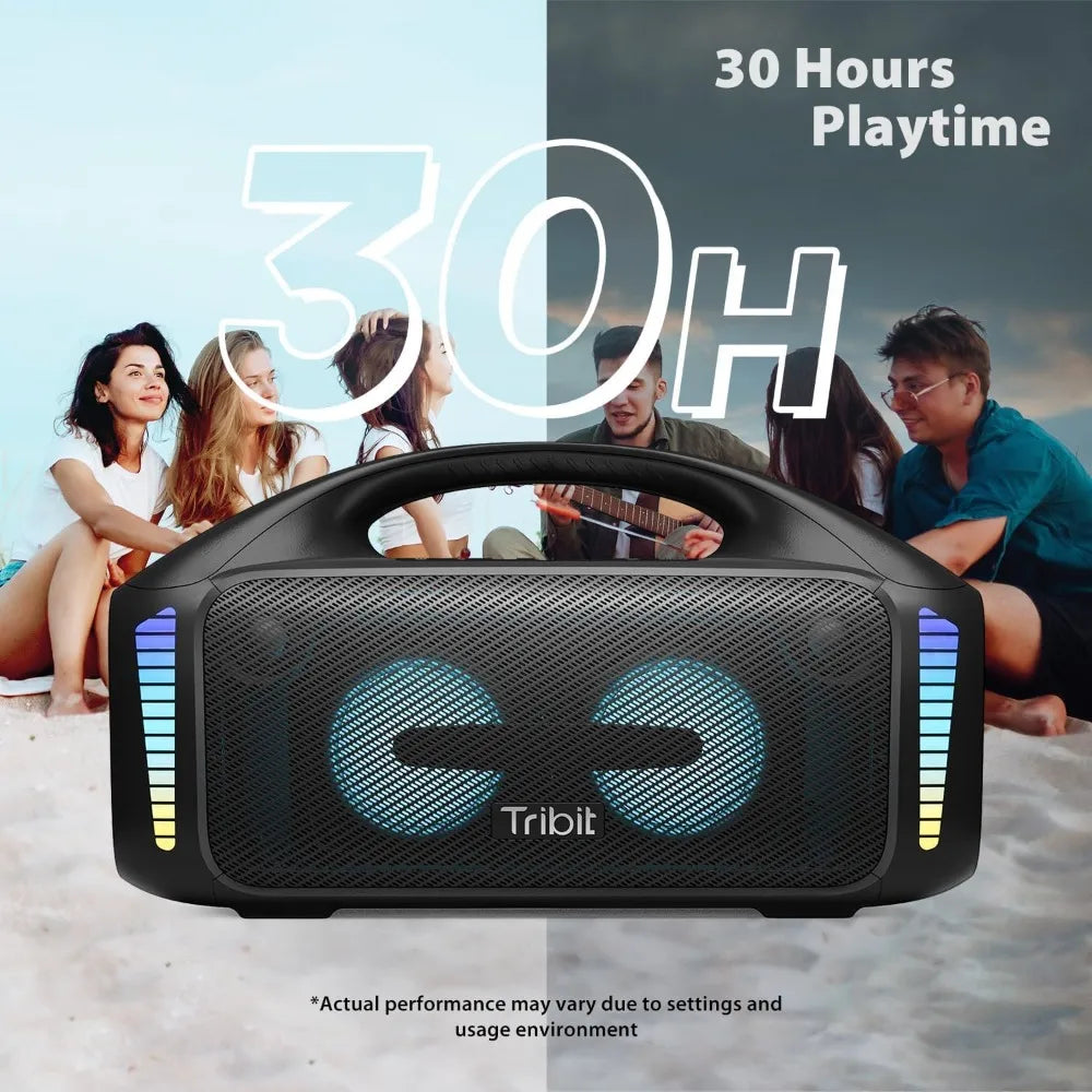 StormBox Blast 90W Bluetooth Speaker - XBass IPX7 Waterproof & LED