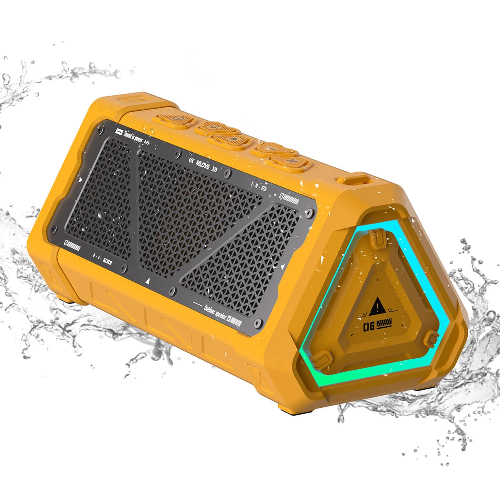 MLOVE P3 40W Bluetooth 5.3 Speaker - IPX7 Waterproof Outdoor Sound