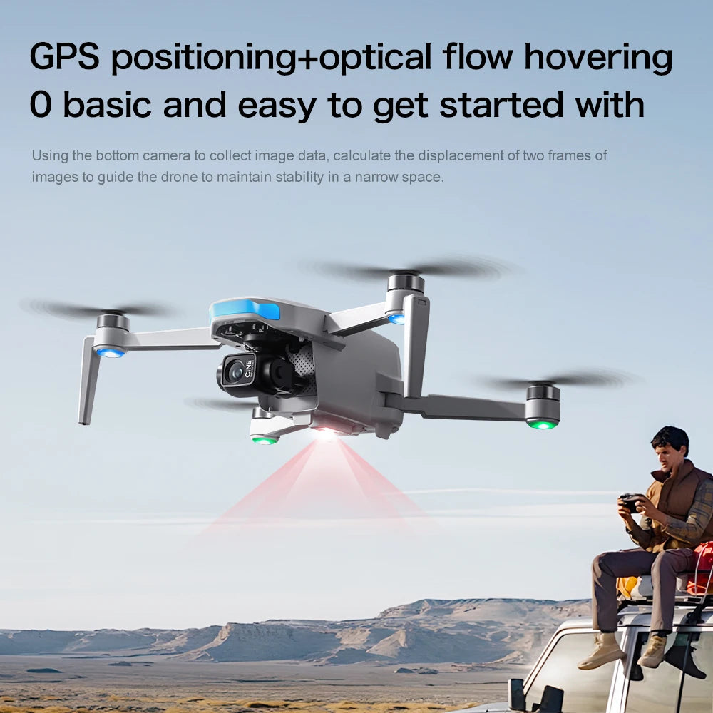 S-X1 MAX 4K GPS Drone - 3-Axis Gimbal, Brushless, 5G WiFi, 7.4V 1500mAh