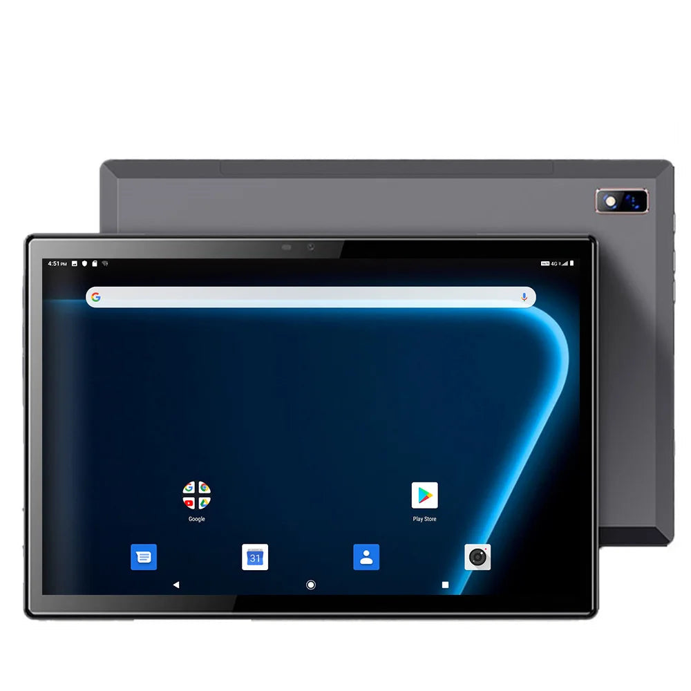 BDF 10.1-Inch Android Tablet - 8GB RAM, 256GB, 4G Network & AI Speed-Up