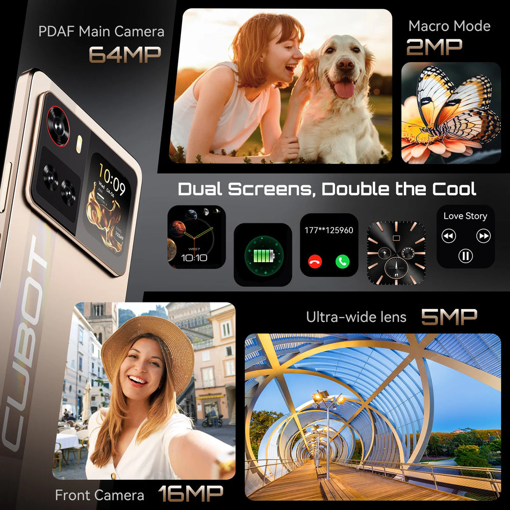 Cubot X100 5G Smartphone - Dimensity 7025 6nm, 16GB, 256GB, 64MP, 5100mAh