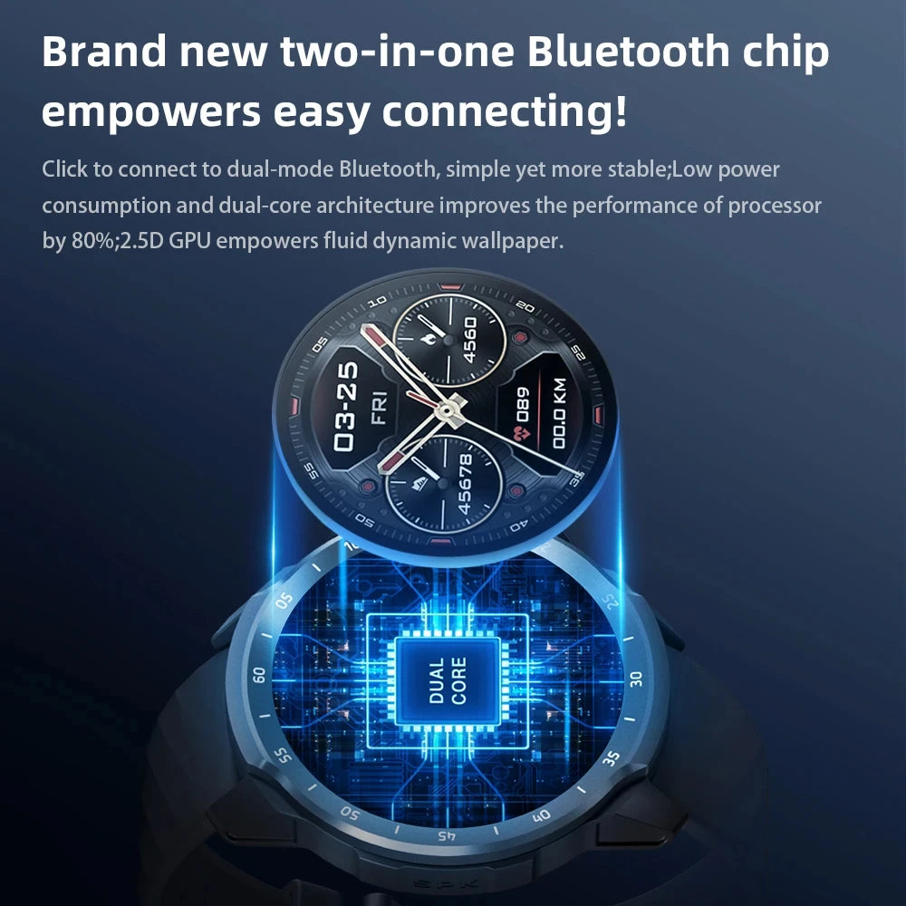 Mibro A2 Global Smartwatch - 1.39-Inch HD, 2ATM Waterproof, 350mAh & 10-Day