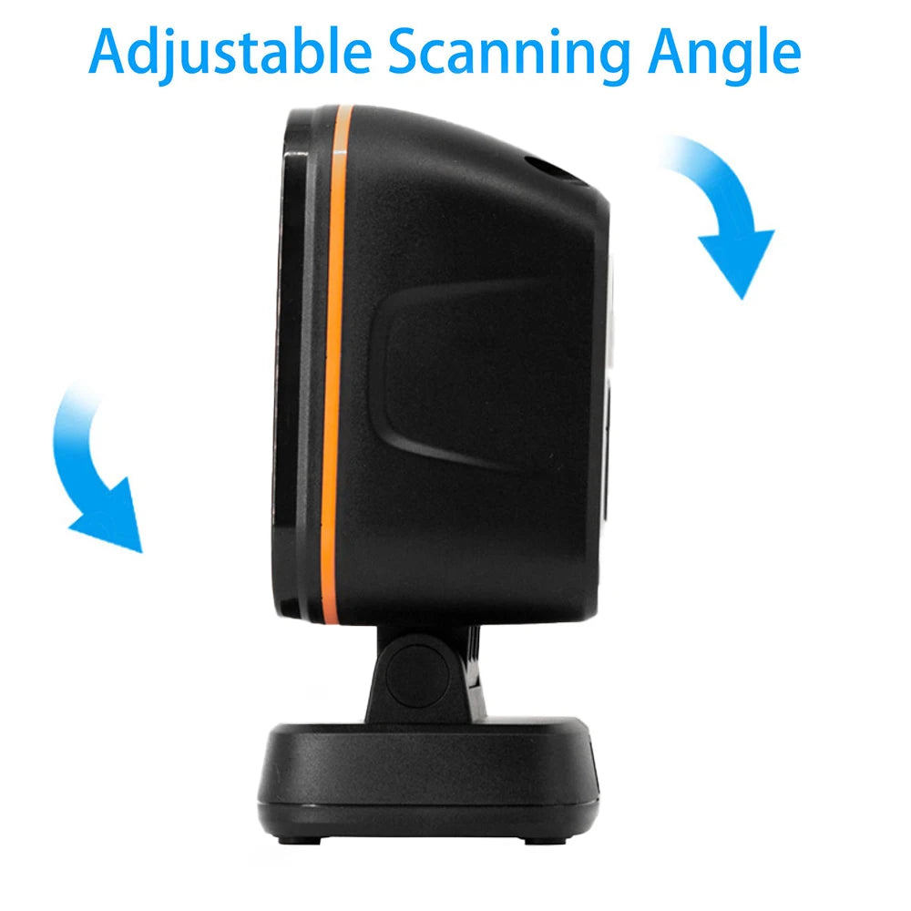 TD-X1 Hands-Free 2D Barcode Scanner - Desktop QR and 1D/2D Reader