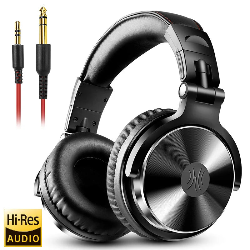 Oneodio Studio Pro 10/30/50 Wired DJ Headphones - 50mm, Hi-Res, CE/RoHS