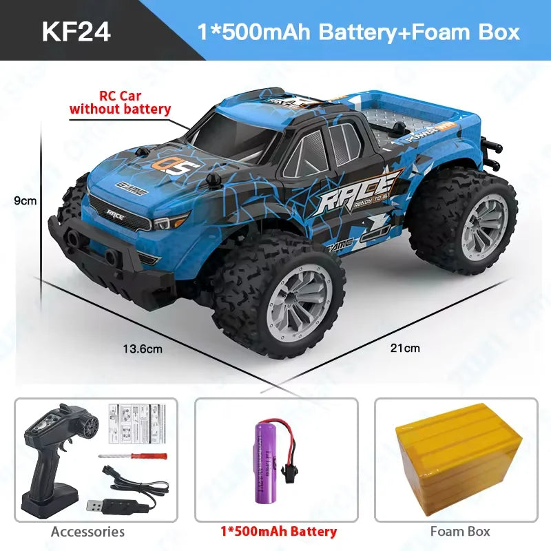 ZWN 2WD Off-Road RC Climbing Car - LED Remote Control Truck