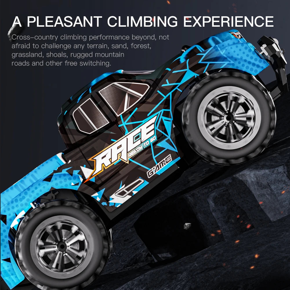 ZWN 2WD Off-Road RC Climbing Car - LED Remote Control Truck