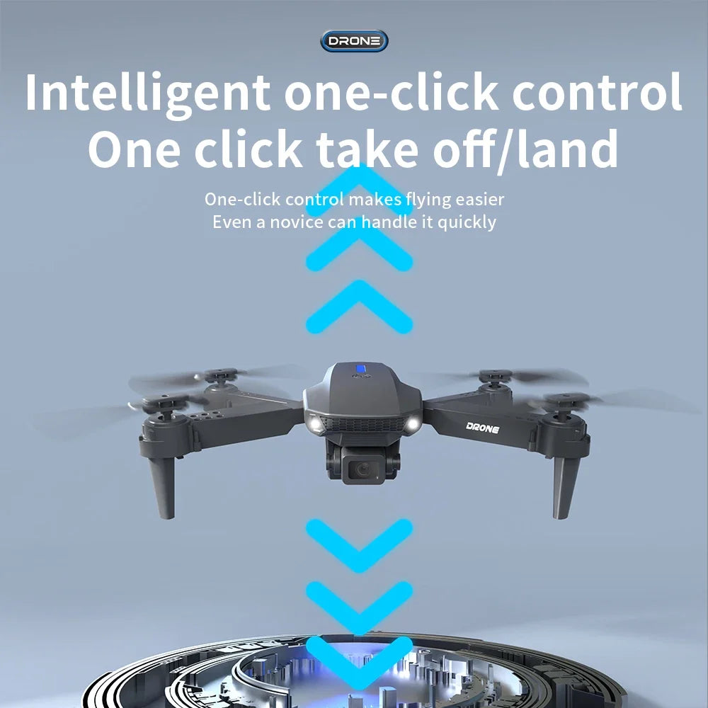 KBDFA E88 4K Foldable RC Drone 2025 - 1800mAh, Wide Angle & App Control