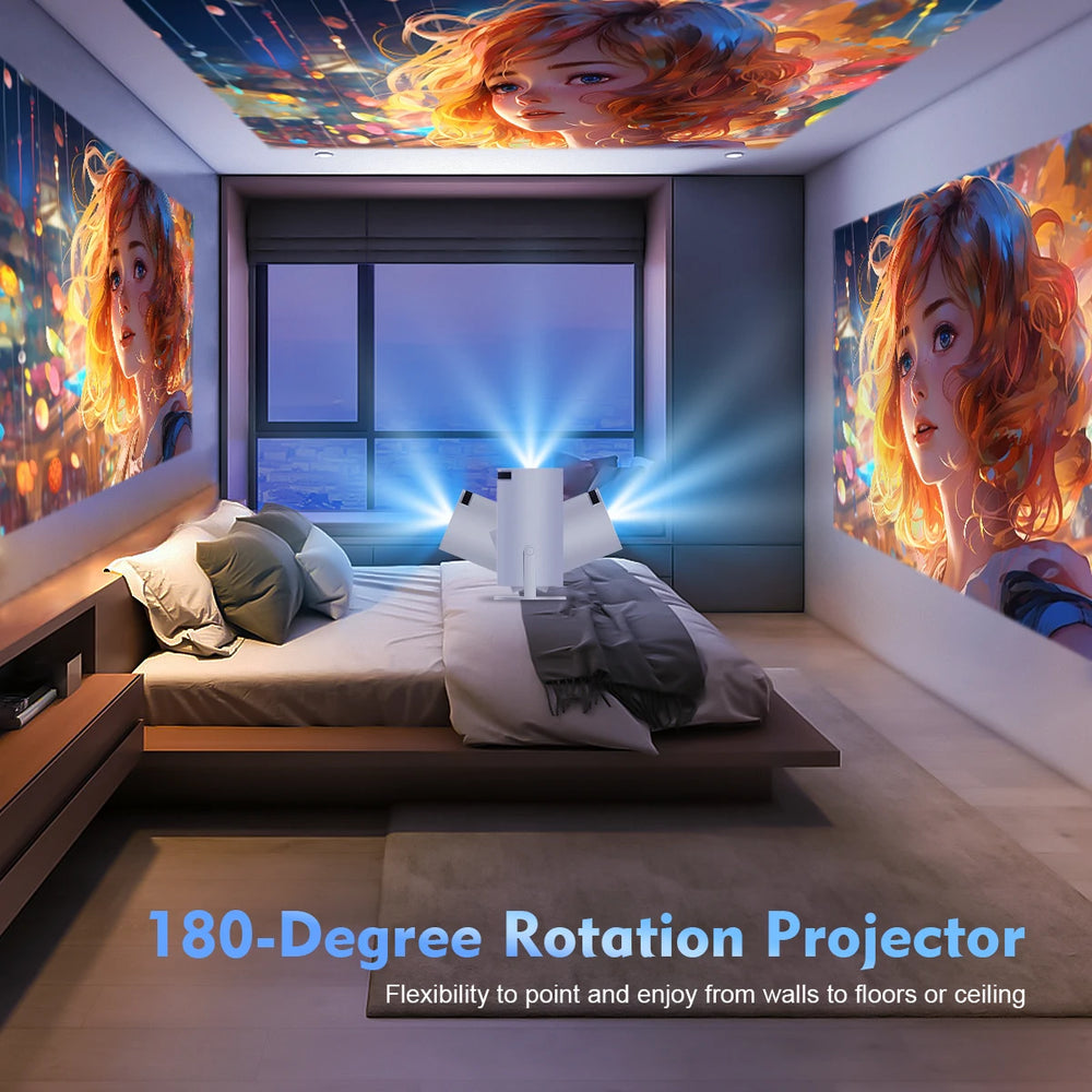 Magcubic HY300 Pro Smart Projector - Android 14, WiFi 6, 720P