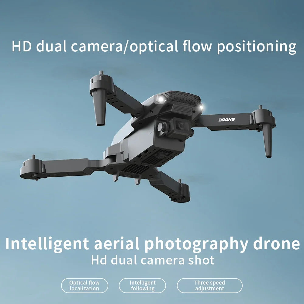 KBDFA E88 4K Foldable RC Drone 2025 - 1800mAh, Wide Angle & App Control