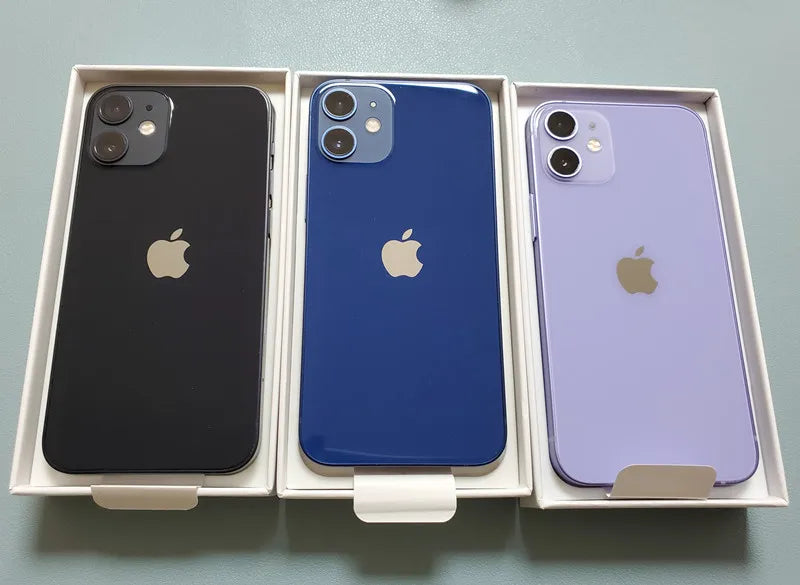 Apple iPhone 12 Mini 5G - 5.4" A14 OLED, 4GB RAM, Face ID & NFC Unlocked