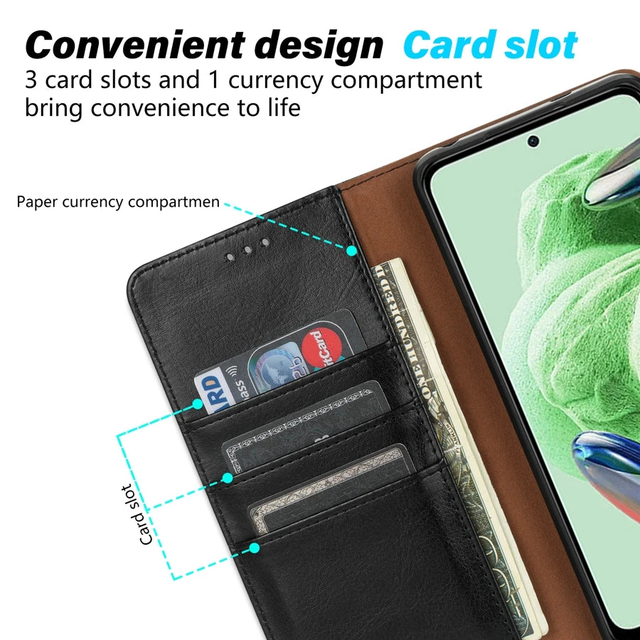 ZZXX Magnetic Wallet Leather Case - Xiaomi Redmi Note/Poco Series