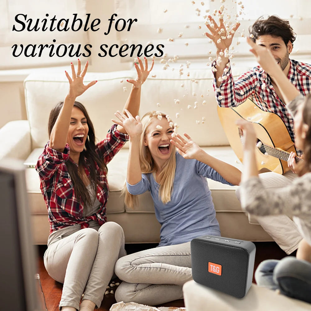 TG166 Portable Bluetooth Speaker - Waterproof Mini Bass Boombox