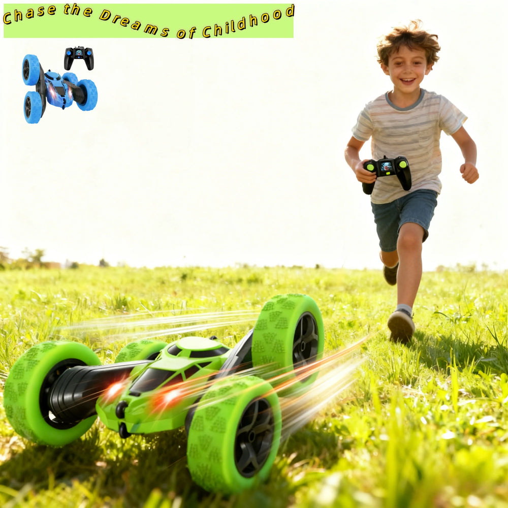 4WD Double-Sided Stunt RC Car - 360 Degree Flipping Action