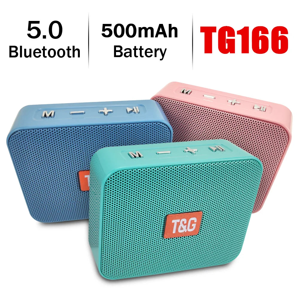 TG166 Portable Bluetooth Speaker - Waterproof Mini Bass Boombox