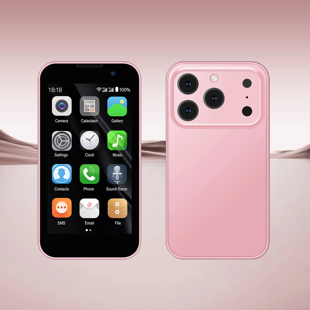 SERVO Mini 2026 Pocket Smartphone - 3.0" HD, 2GB/16GB, 3G, Android 9, GPS
