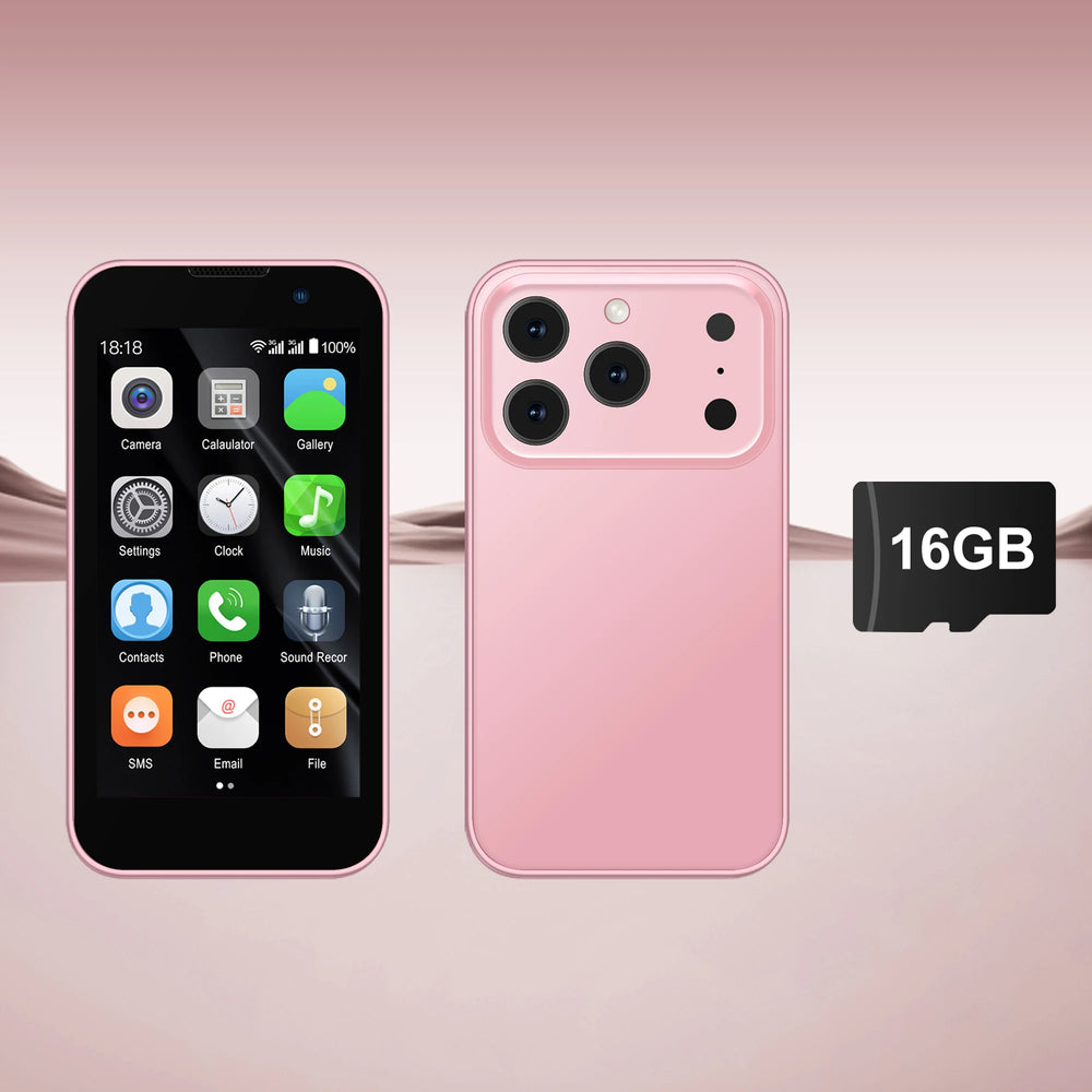 SERVO Mini 2026 Pocket Smartphone - 3.0" HD, 2GB/16GB, 3G, Android 9, GPS