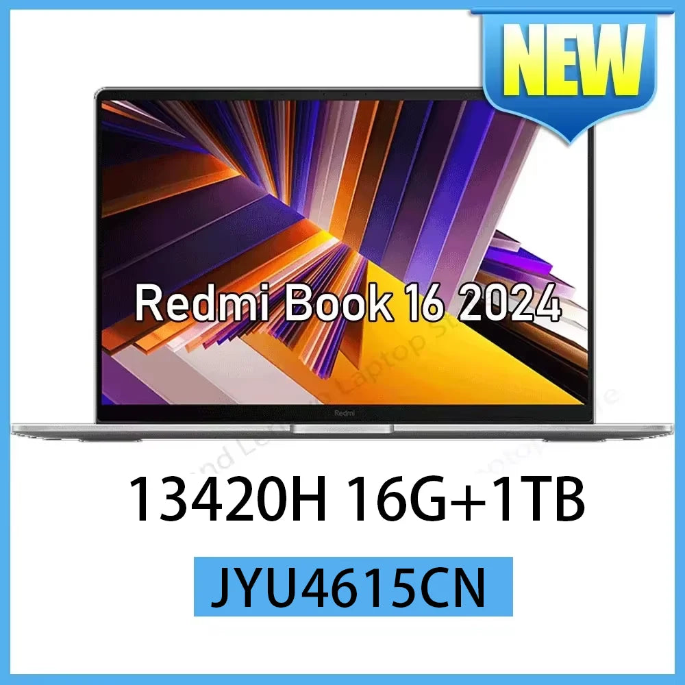Xiaomi RedmiBook 16 2024 - Intel i5-12/13th Gen, 16GB, 512GB, 1920x1200
