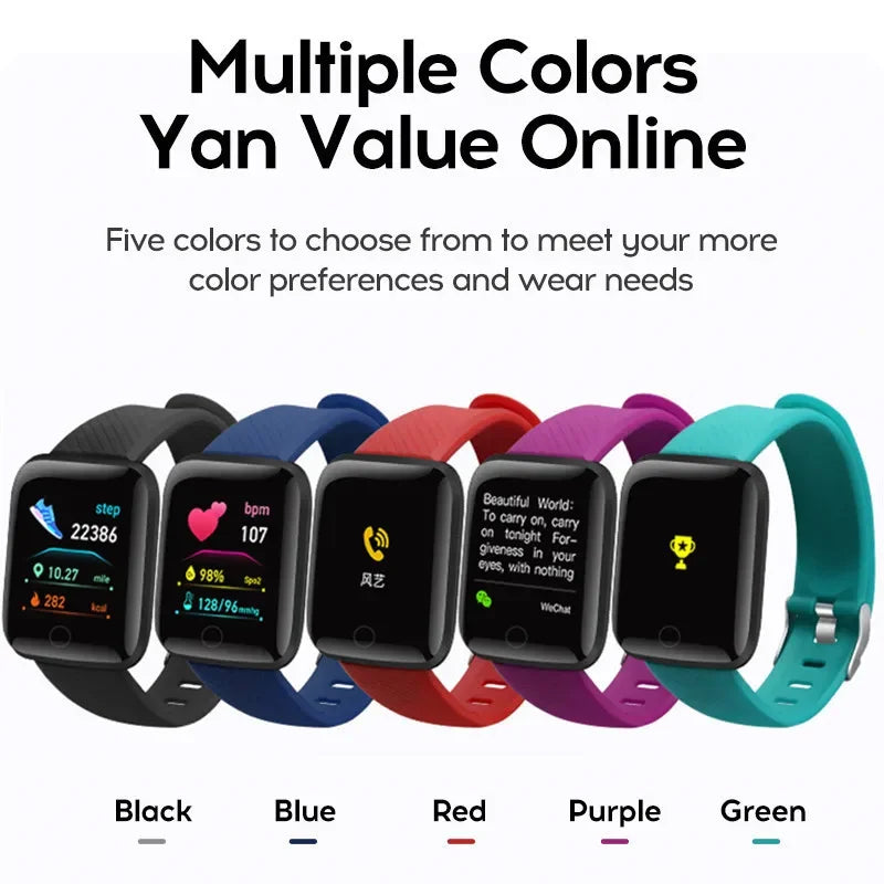 116Plus D13 Smart Watch - Bluetooth 5.3, 1.44-Inch, Step & Heart Rate
