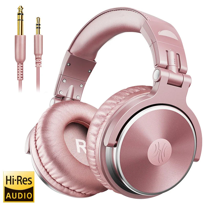 Oneodio Studio Pro 10/30/50 Wired DJ Headphones - 50mm, Hi-Res, CE/RoHS