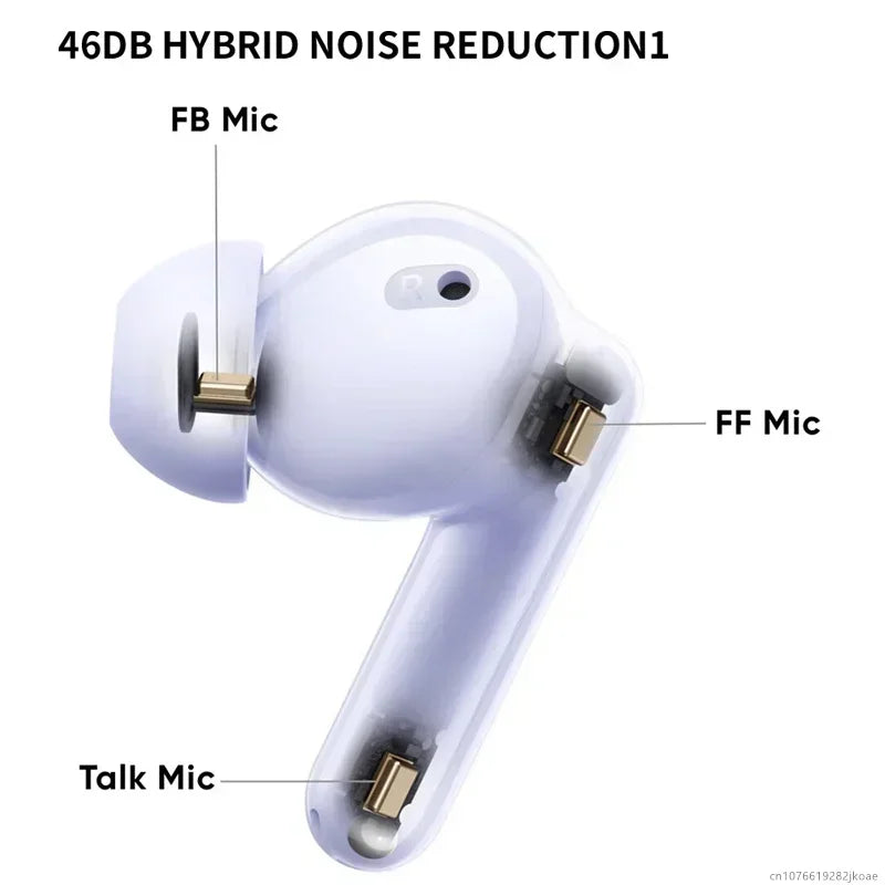 realme Buds T310 ANC Earphones - 46dB, Bluetooth 5.4, 12.4mm, 480mAh