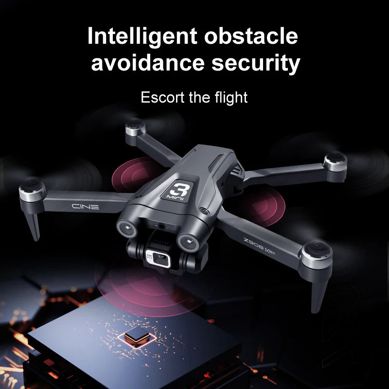 Lenovo Z908 Pro Max 8K GPS Drone - Optical Flow, 3-Side Obstacle Avoidance