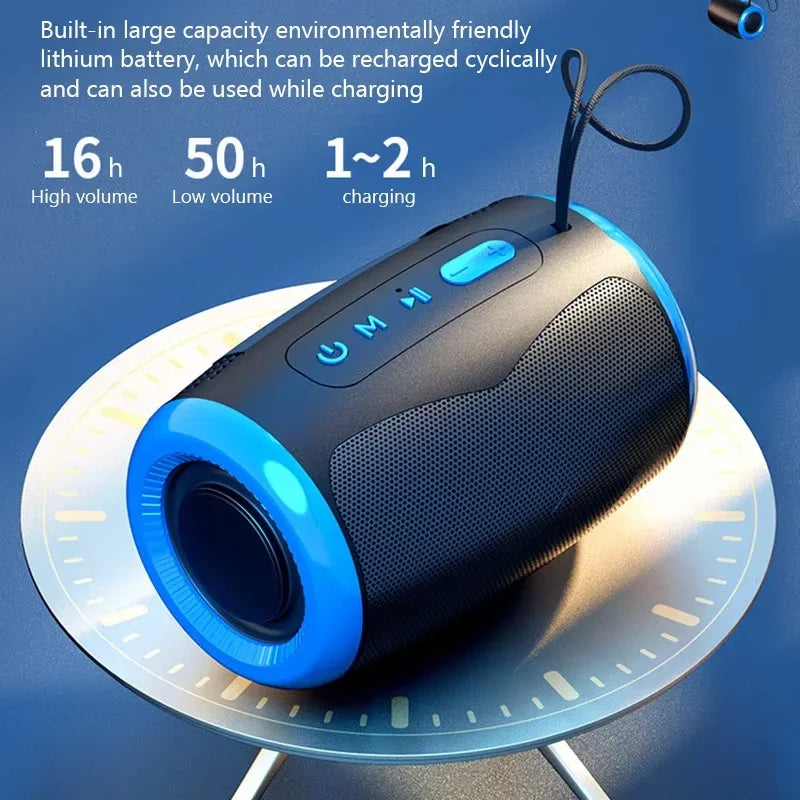 TSN-1 Bluetooth 5.3 Portable Speaker - TWS, FM and Waterproof Audio