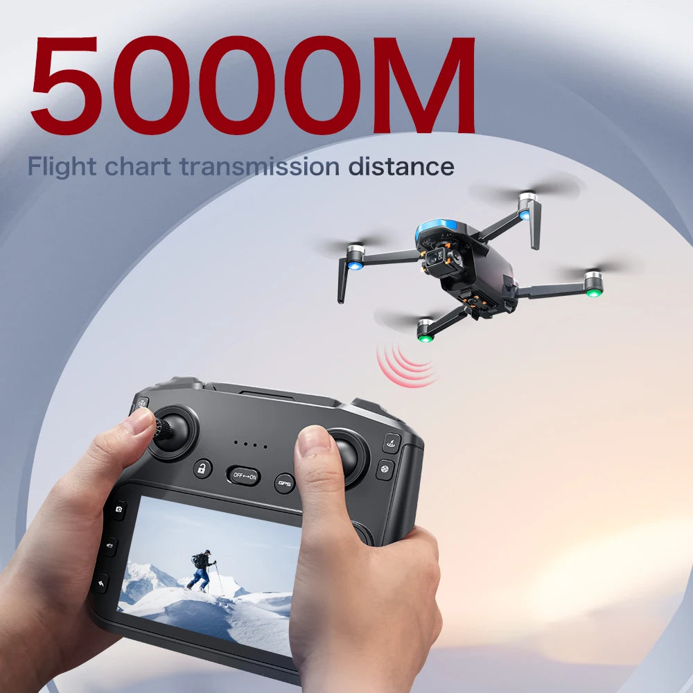 S-X1 MAX 4K GPS Drone - 3-Axis Gimbal, Brushless, 5G WiFi, 7.4V 1500mAh