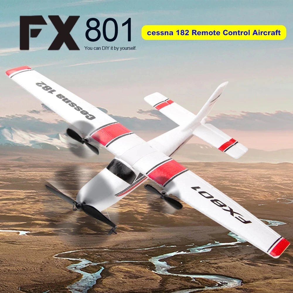 FX801 2.4G 2CH EPP Foam RC Airplane - Ready-to-Fly Fixed Wing