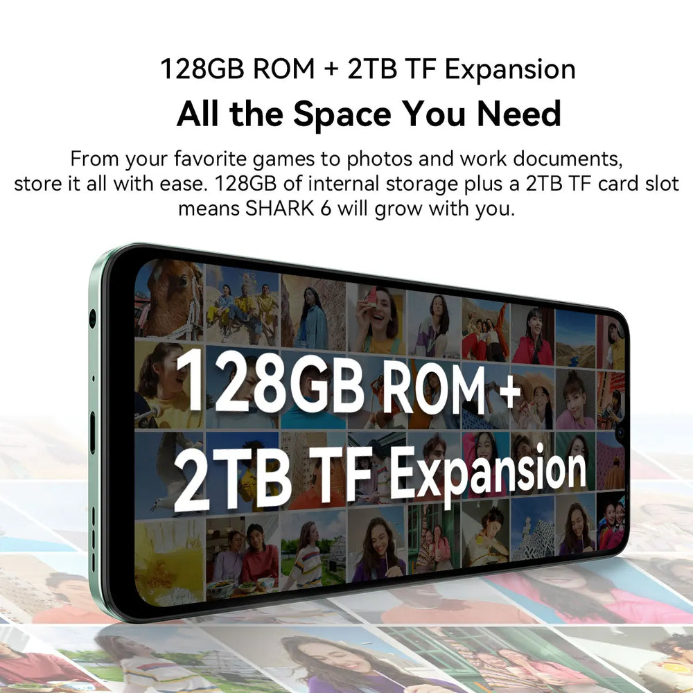 Blackview SHARK 6 5G - Unisoc T8100, Android 15, 120Hz, 8GB/128GB, 5000mAh