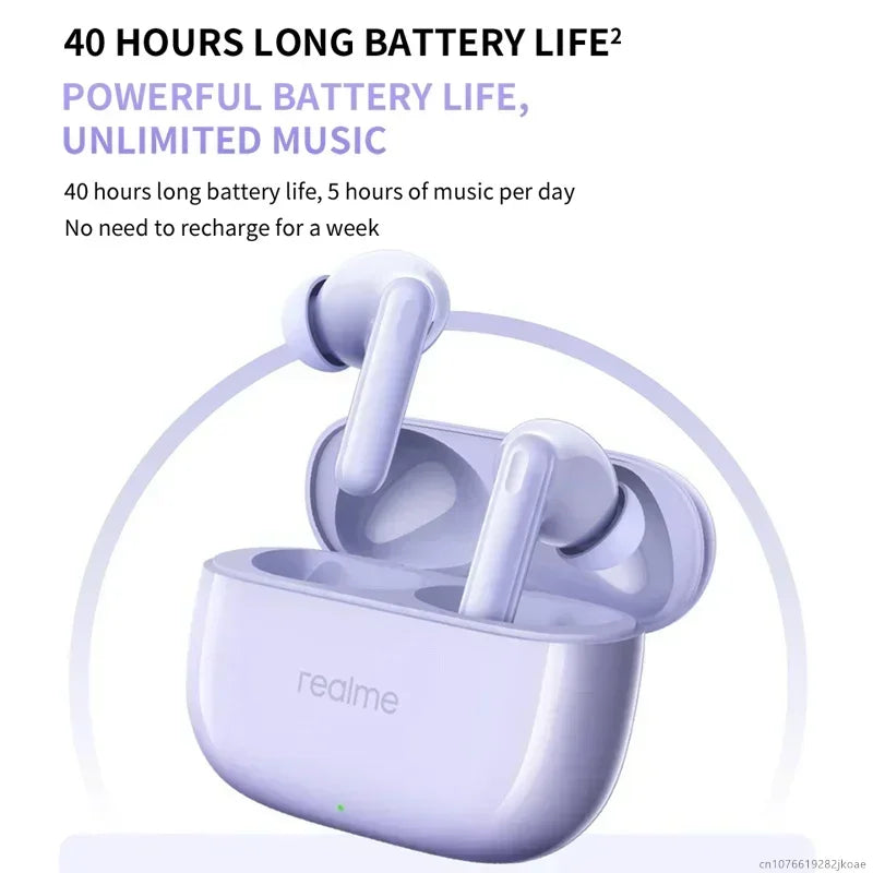 realme Buds T310 ANC Earphones - 46dB, Bluetooth 5.4, 12.4mm, 480mAh