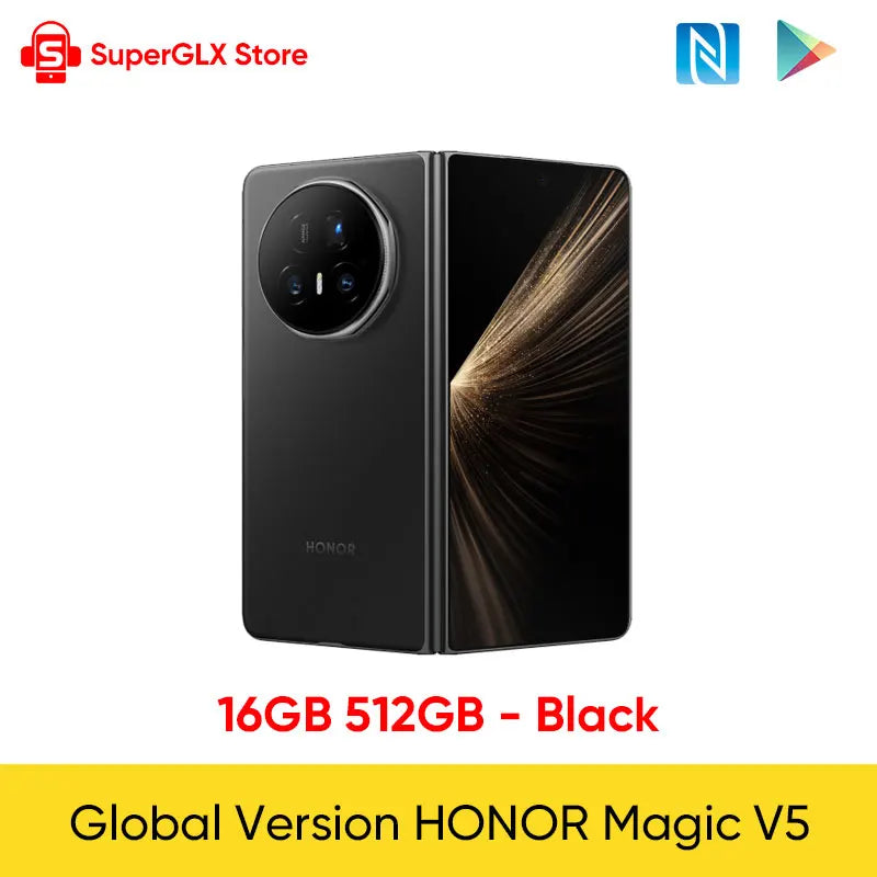 HONOR Magic V5 Global 5G Foldable - Snapdragon 8 Elite, 7.95" LTPO OLED