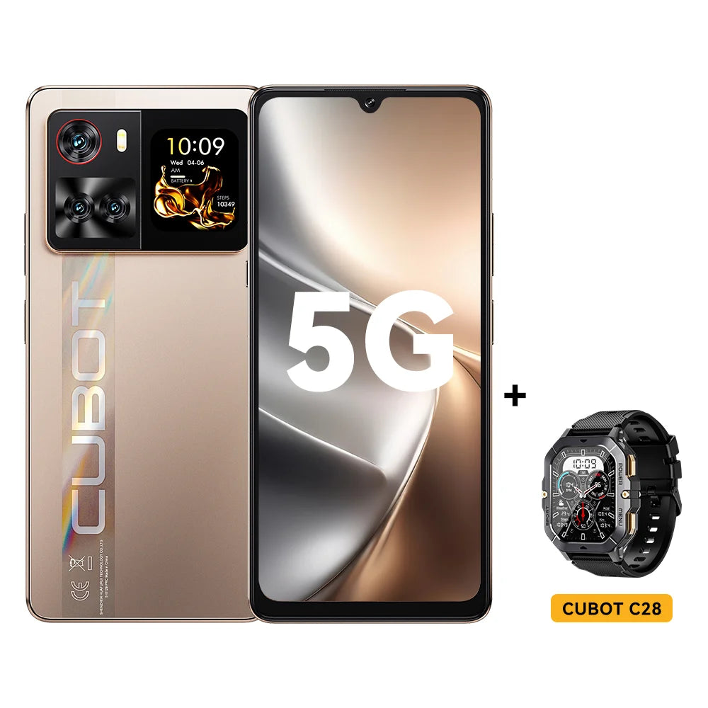 Cubot X100 5G Smartphone - Dimensity 7025 6nm, 16GB, 256GB, 64MP, 5100mAh