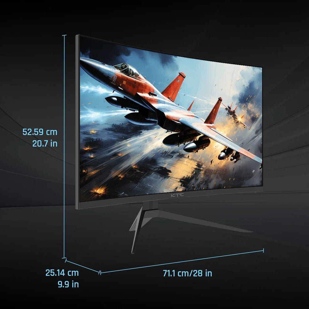 KTC 32-Inch 240Hz Curved Gaming Monitor - 1ms, HDR10, FreeSync/G-Sync, 125% sRGB