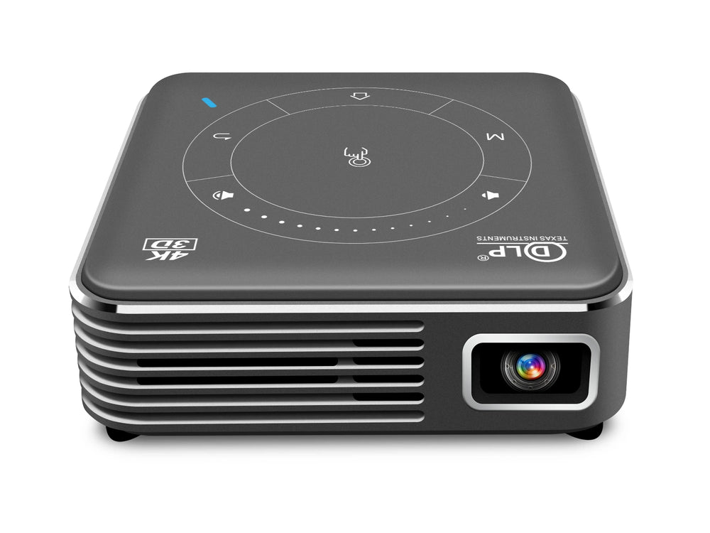 P09-II Mini DLP Smart Projector - 4K Support, WiFi, Battery Powered
