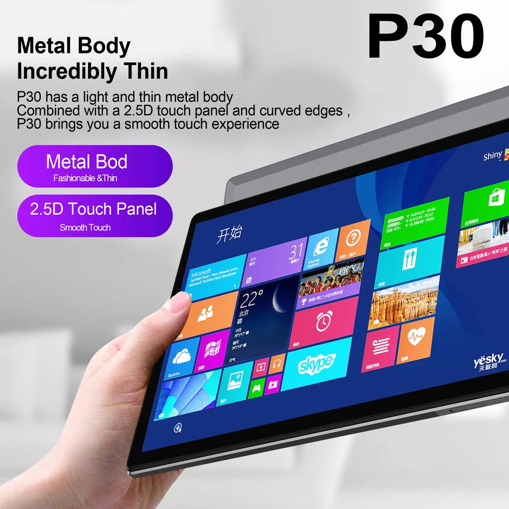 BDF 10.1-Inch Android Tablet - 8GB RAM, 256GB, 4G Network & AI Speed-Up